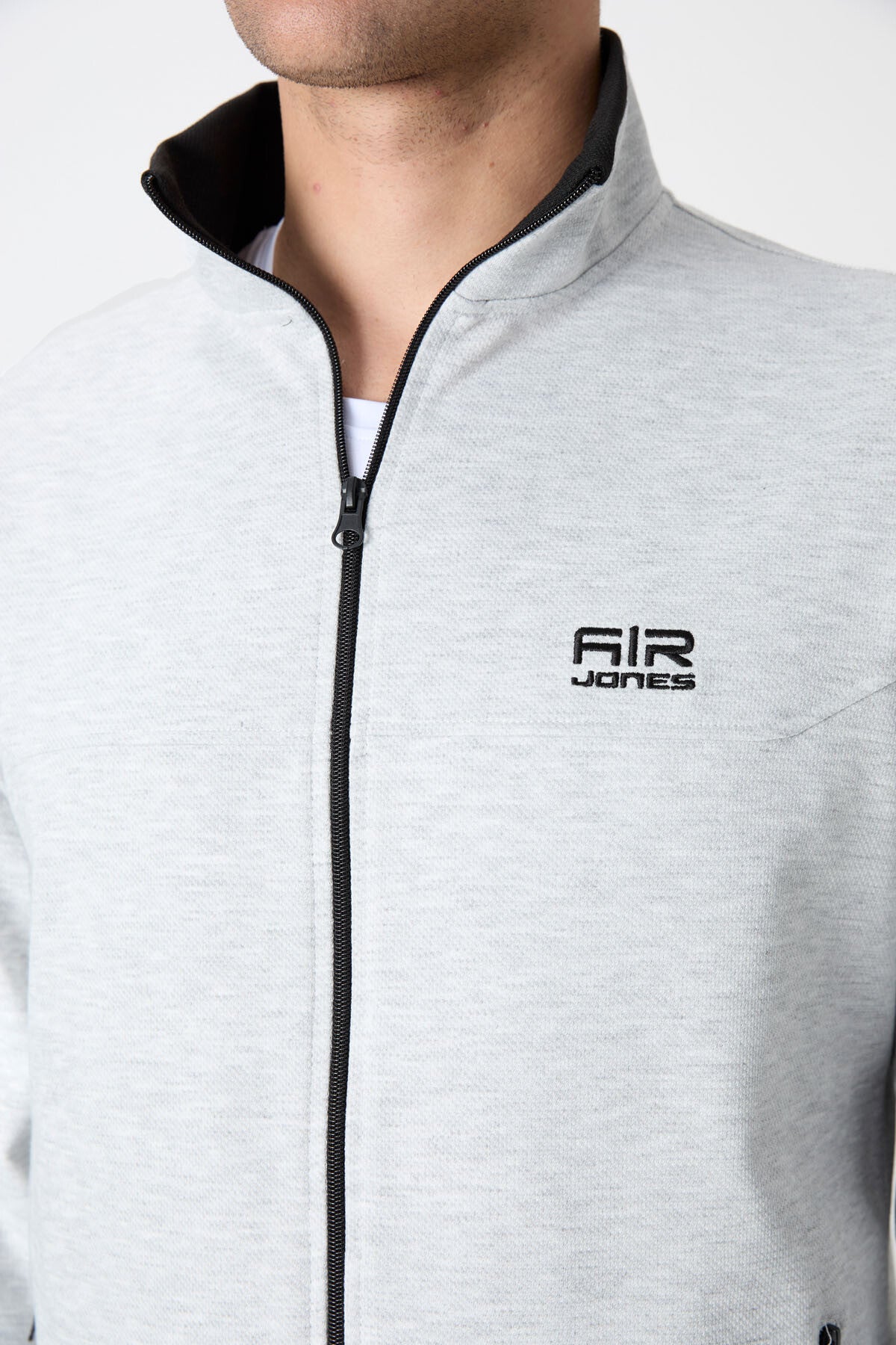 hugo gri melanj - siyah jogger erkek eşofman takim - 85198 - Justyol