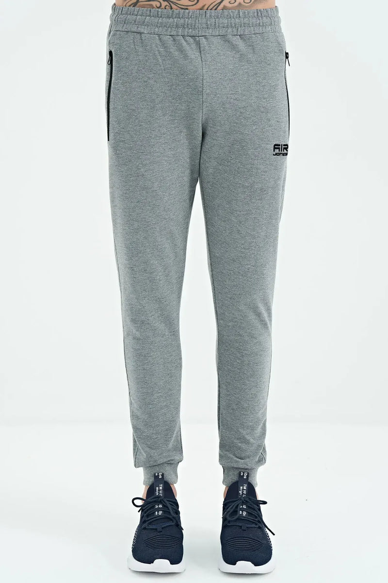 Pantalon jogger homme avec poches kangourou - 84907