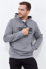 <tc>Sweatshirt pour homme à capuche, avec poche kangourou, broderie et coupe standard - 87839</tc>