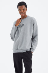 <tc>Sweatshirt homme à col rond avec impression, coupe confortable - 88284</tc>