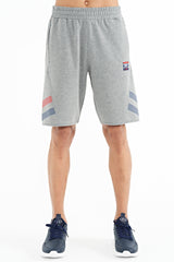 <tc>Short homme à taille élastique avec impressions avant et arrière, coupe standard - 81250</tc>