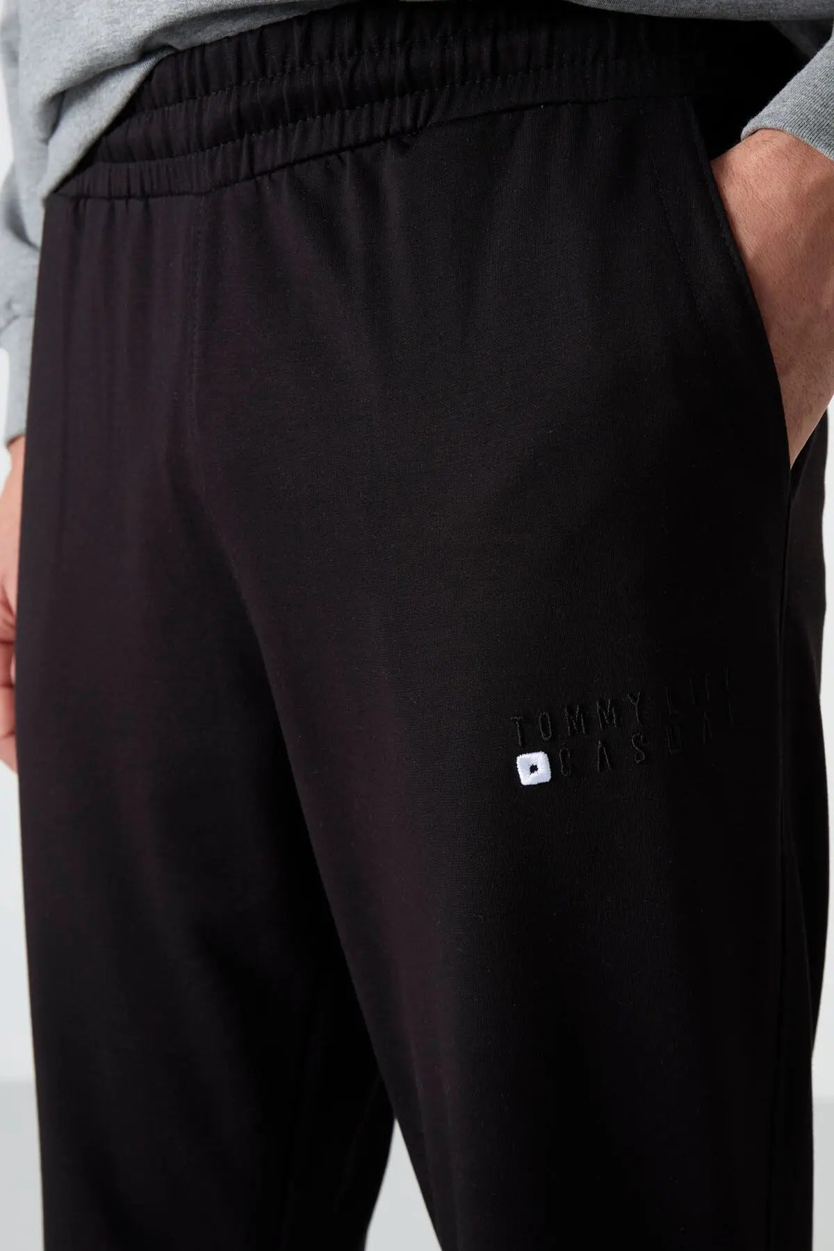 casual o yaka lastik paça erkek oversize eşofman takimi - 85120 - Justyol