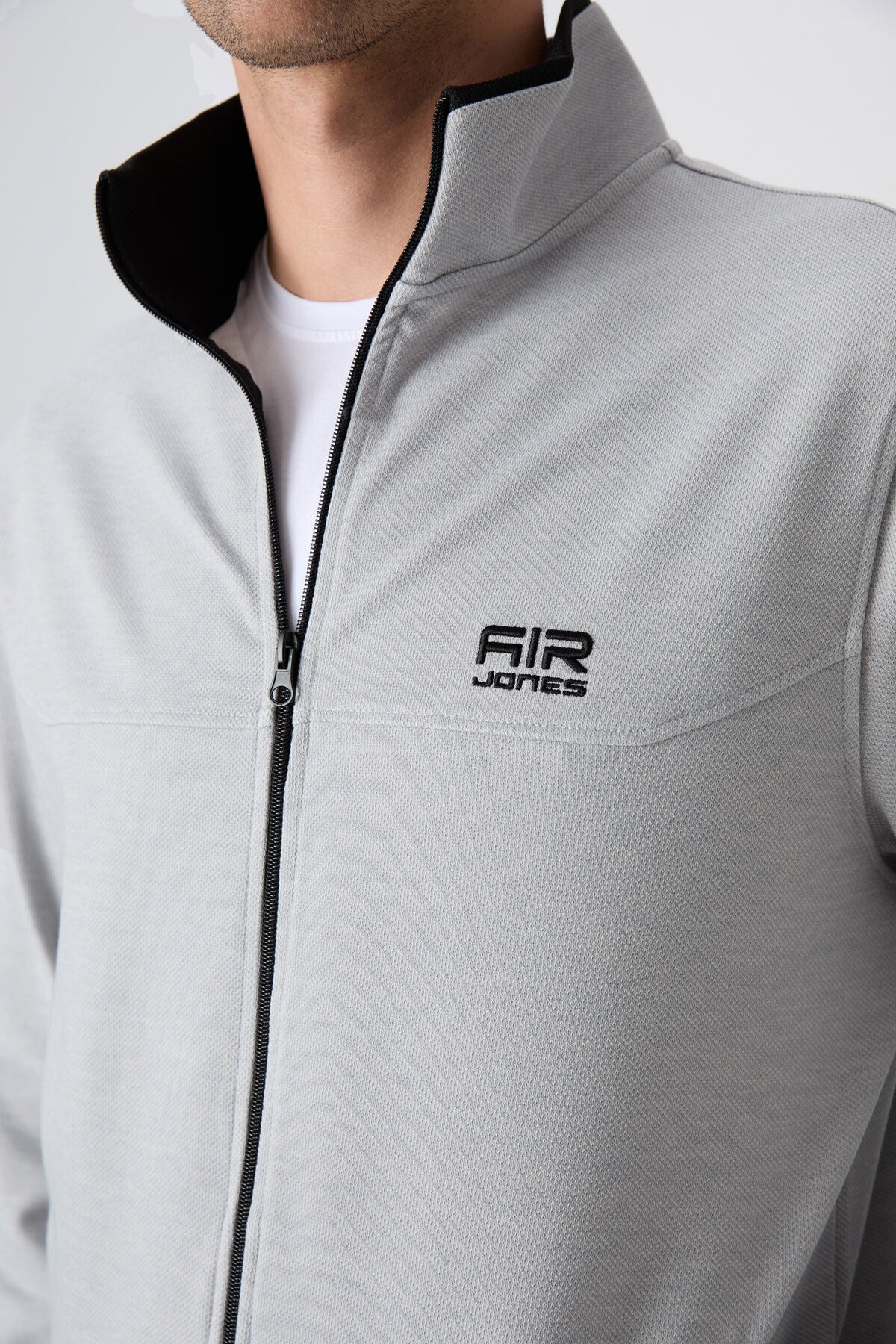 hugo gri melanj - siyah jogger erkek eşofman takim - 85198 - Justyol