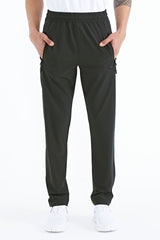 <tc>Pantalon de survêtement homme à fermeture éclair, avec trois poches, coupe standard et jambes classiques - 84768</tc>