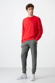Pantalon jogger homme coupe standard avec poches zippées - 84587 - Justyol