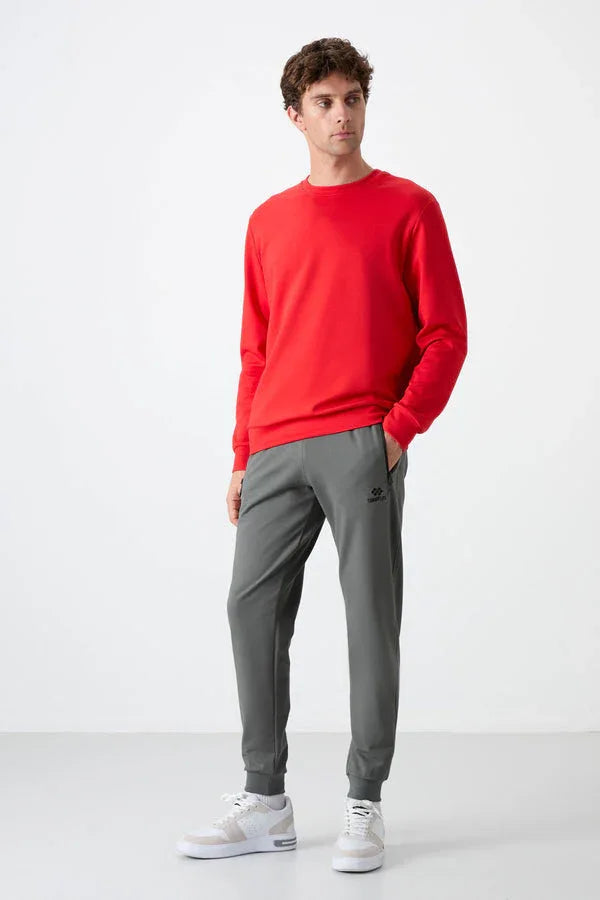 Pantalon jogger homme coupe standard avec poches zippées - 84587 - Justyol
