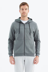 <tc>Sweatshirt homme avec fermeture éclair - 88303</tc>