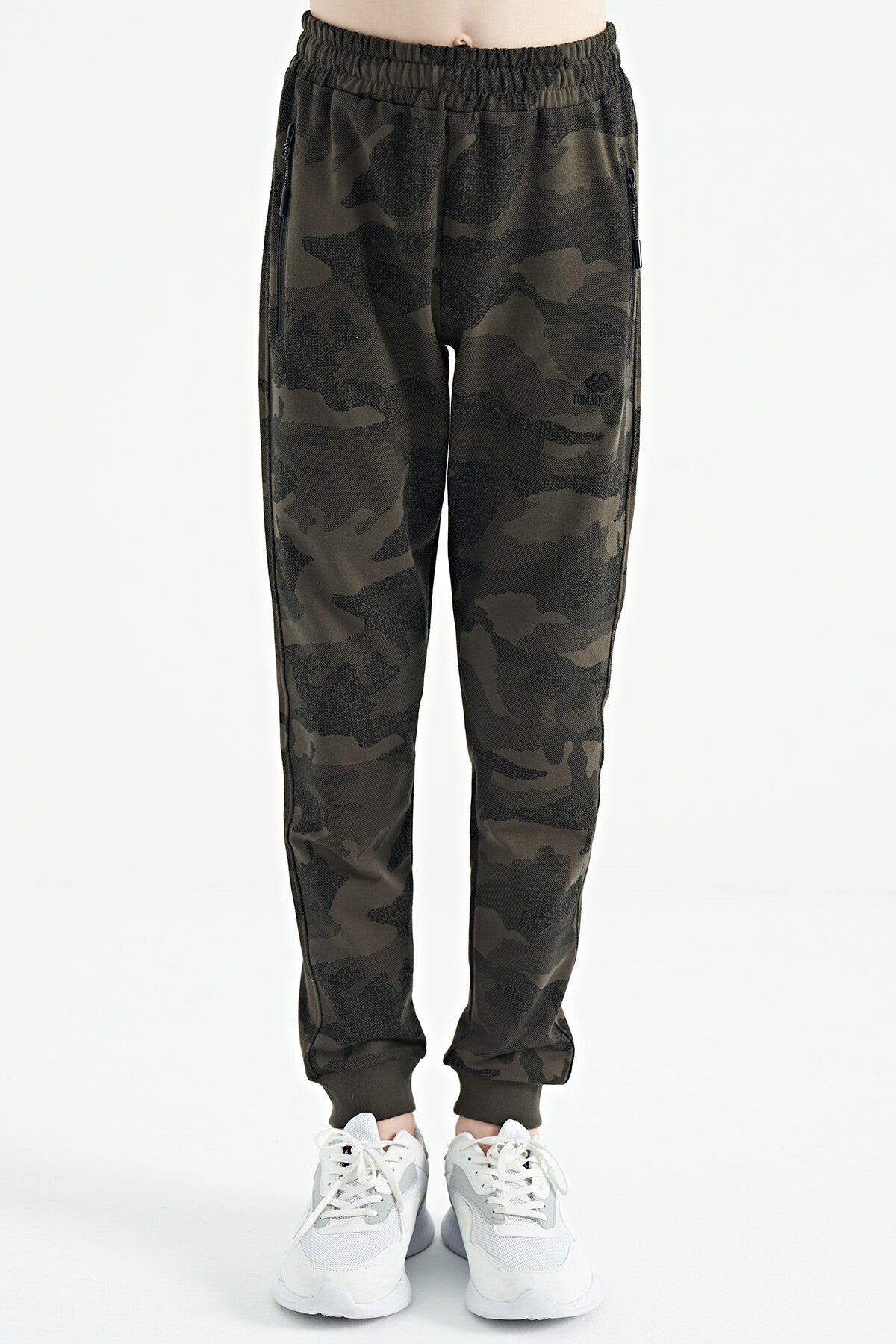 <tc>Pantalon de survêtement pour garçon jogger, coupe standard, avec détails d'imprimé camouflage - 11096</tc>