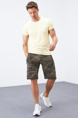 short pour homme à motif camouflage de coupe standard - 81157