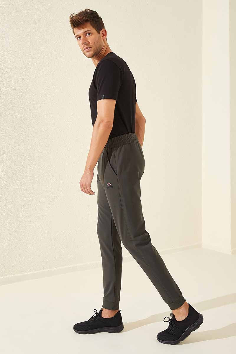 Pantalon de survêtement classique à poches et poignets standard pour homme - 84652