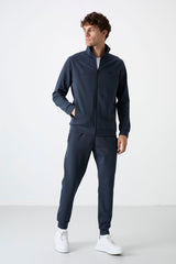 <tc>Ensemble de survêtement pour homme, gris mélangé - noir, jogger - 85198</tc>