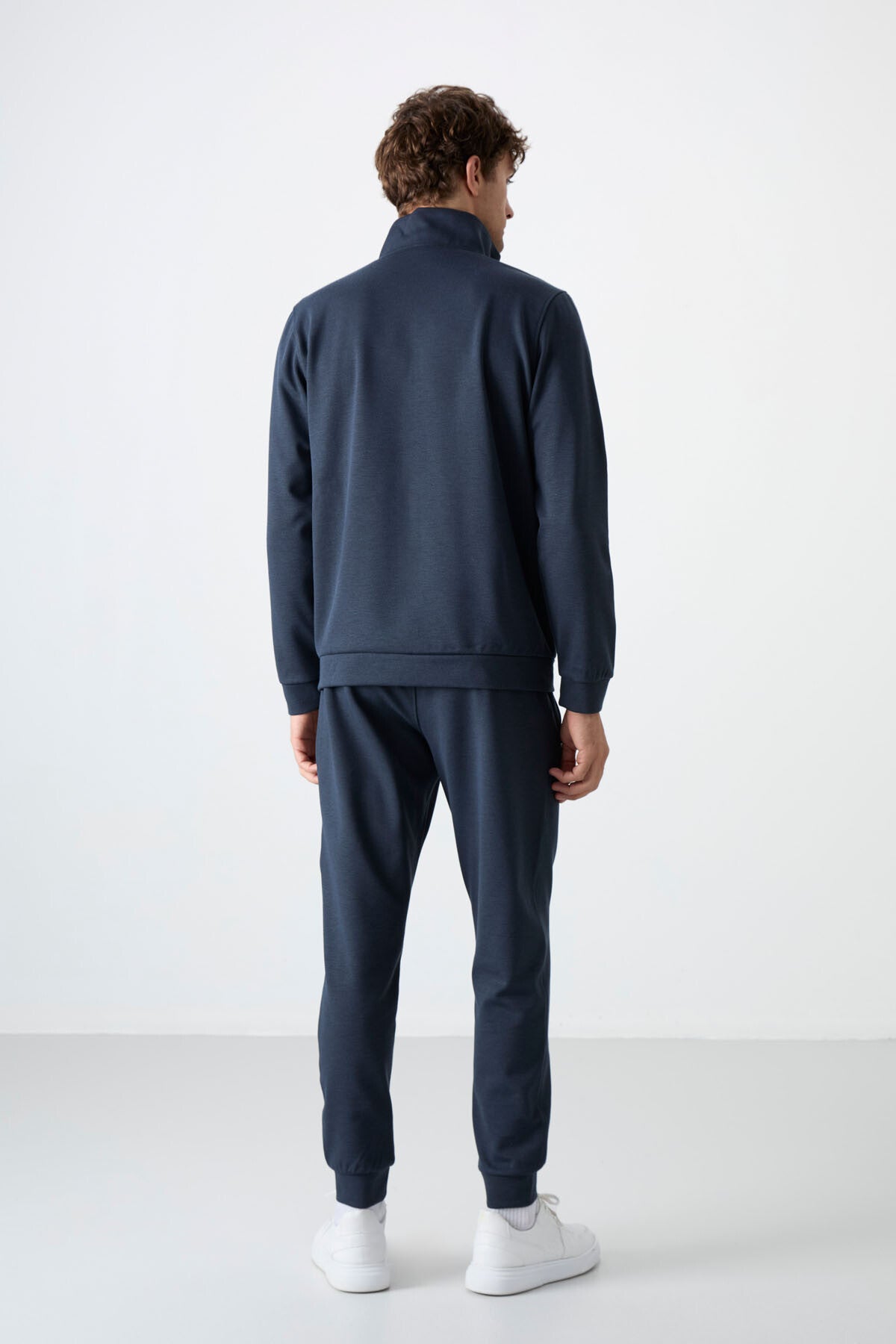 hugo gri melanj - siyah jogger erkek eşofman takim - 85198 - Justyol