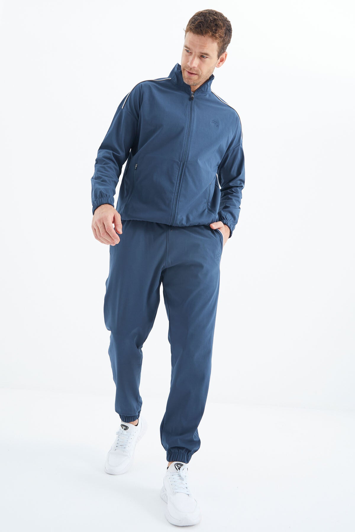 <tc>ensemble de survêtement pour homme indigo avec fermeture éclair - 85216</tc>