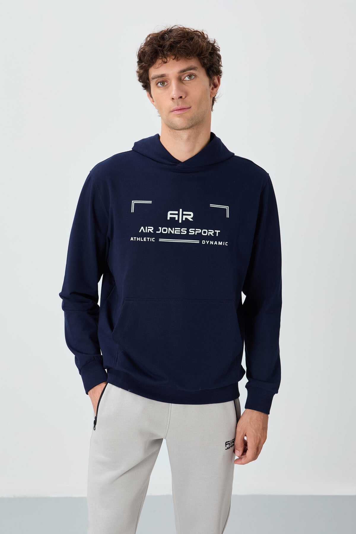 galvinkapüşonlu erkek sweatshirt - 88304