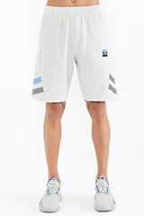 <tc>Short homme à taille élastique avec impressions avant et arrière, coupe standard - 81250</tc>