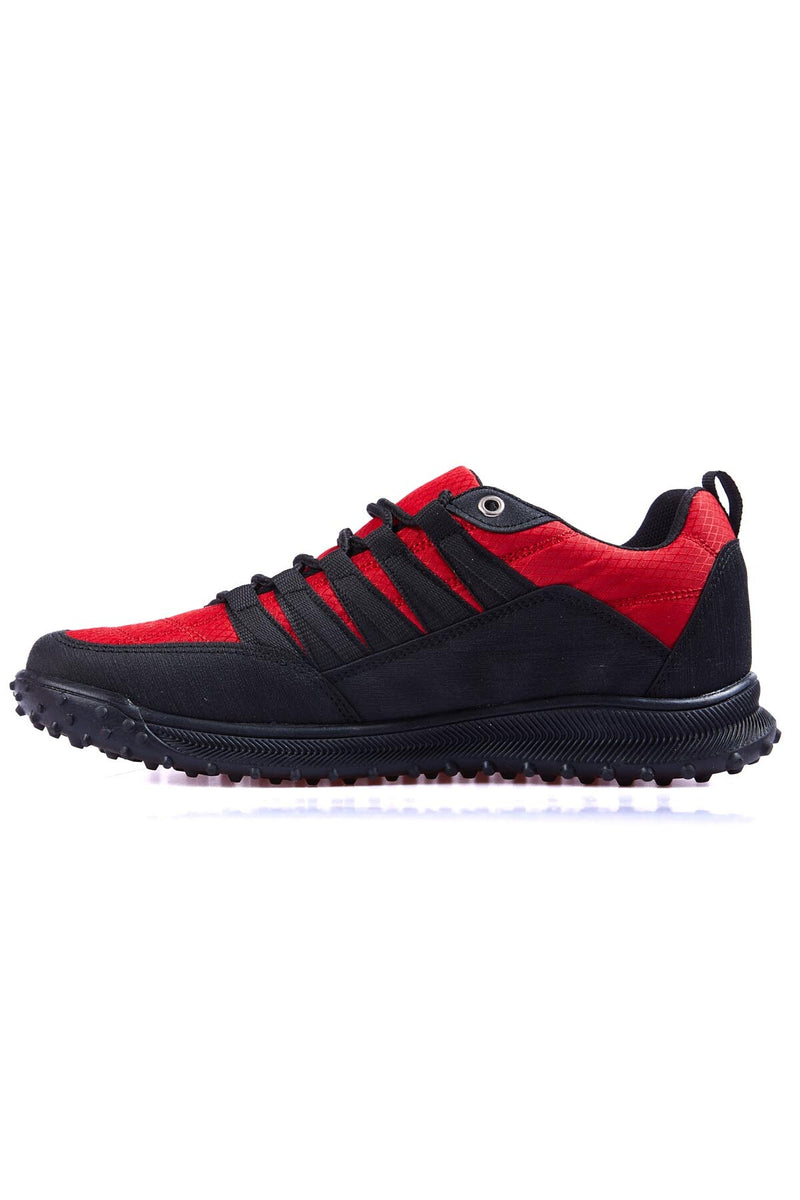 Baskets Sportives à Lacets pour Homme - Détails en Cuir Synthétique et Filet