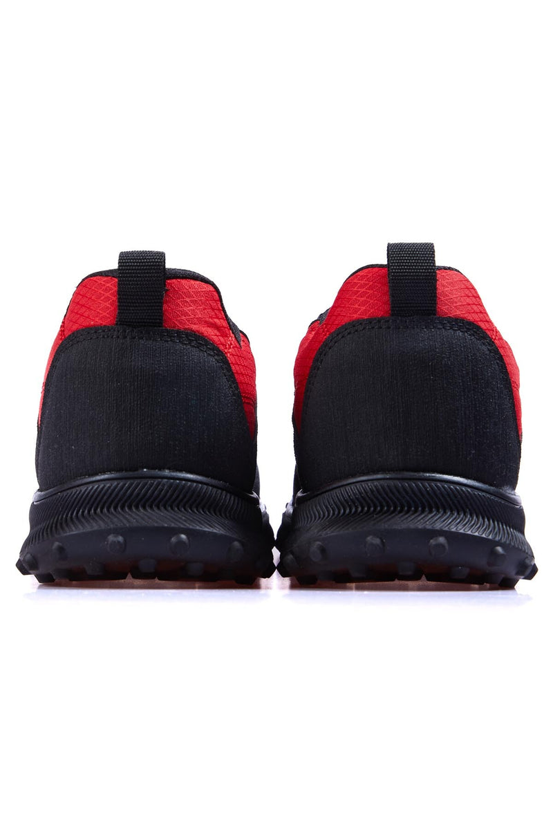 Baskets Sportives à Lacets pour Homme - Détails en Cuir Synthétique et Filet