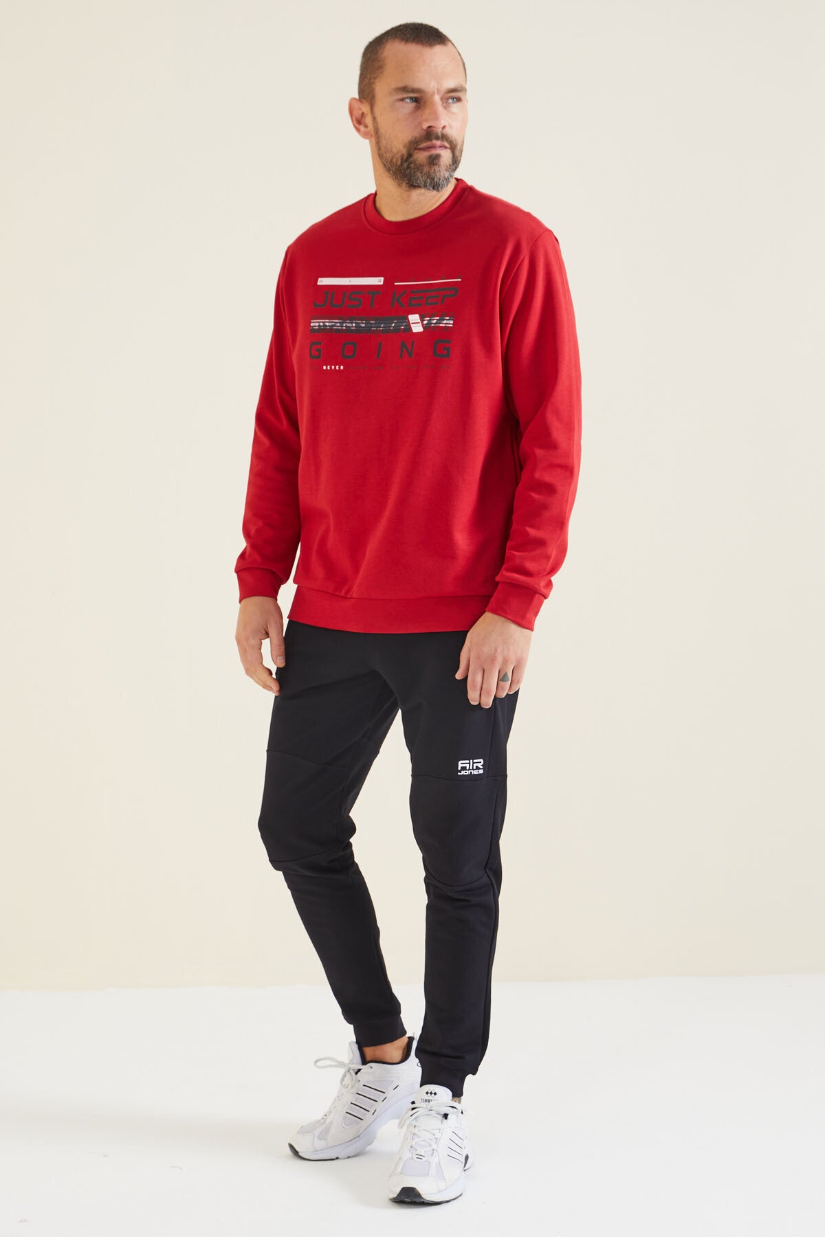 urienbaskili erkek sweatshirt - 88129 - Justyol