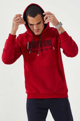 <tc>Sweatshirt pour homme à capuche, avec poche kangourou, broderie et coupe standard - 87839</tc>