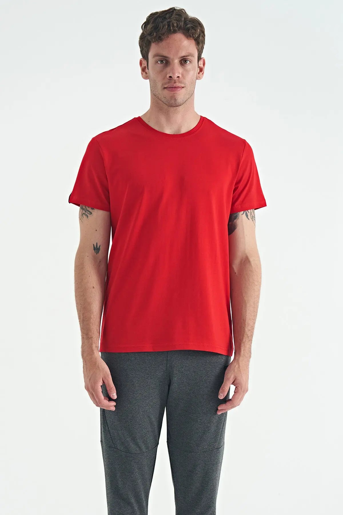 calvinbasic erkek t-shirt - 88245 - Justyol