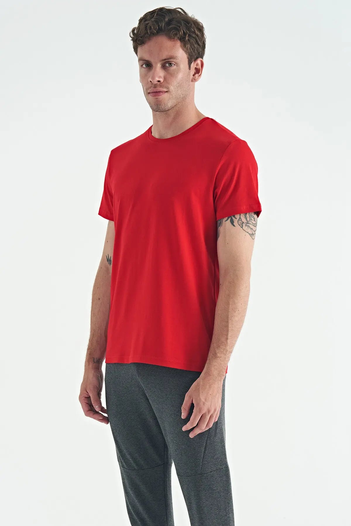 calvinbasic erkek t-shirt - 88245 - Justyol