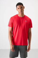 <tc>T-shirt actif pour homme à col rond, coupe standard, avec motif logo - 88255</tc>