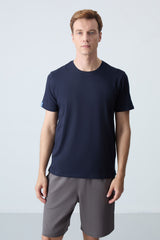 erkek basic kisa kol standart kalip o yaka t-shirt - 87911