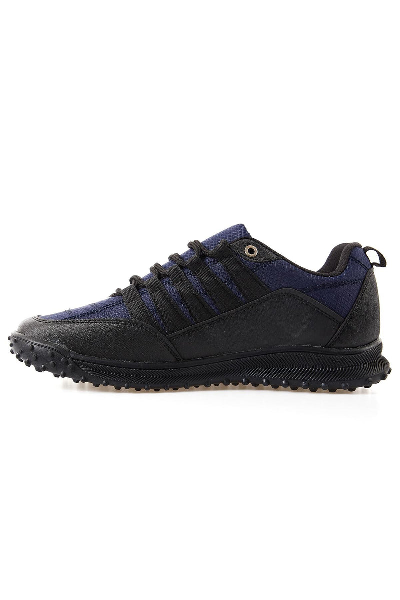 Baskets Sportives à Lacets pour Homme - Détails en Cuir Synthétique et Filet