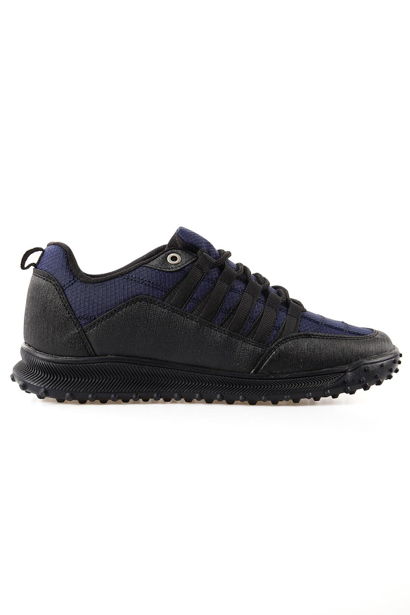Baskets Sportives à Lacets pour Homme - Détails en Cuir Synthétique et Filet