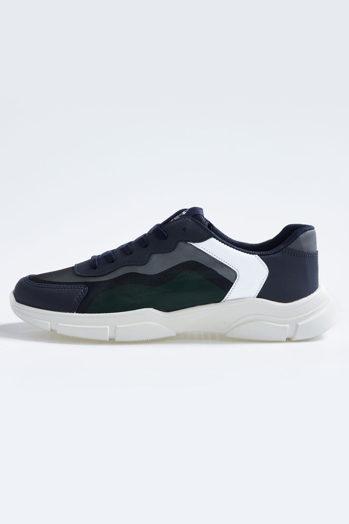 bağcikli yüksek taban suni deri detayli erkek spor ayakkabi - 89117 - Justyol