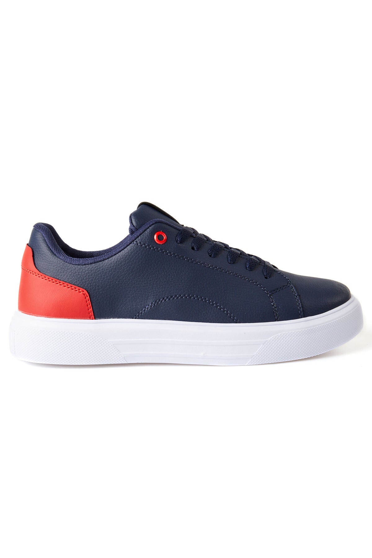 <tc>Chaussures de sport homme en simili cuir à semelles compensées avec lacets - 89111</tc>