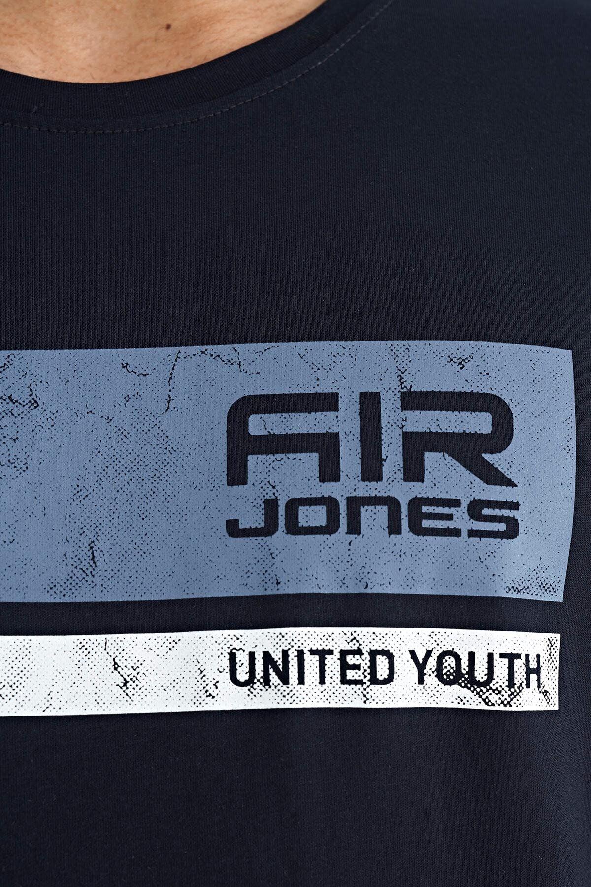 t‑shirt homme col rond casual- 88221 - Justyol