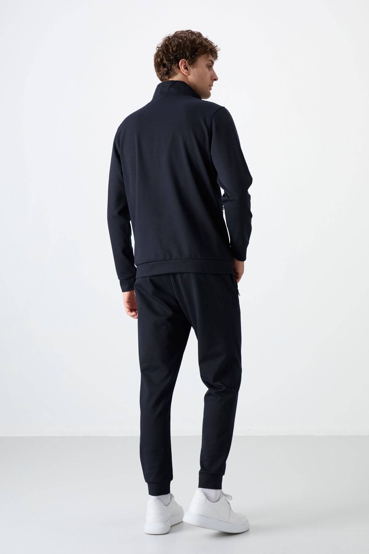 hugo gri melanj - siyah jogger erkek eşofman takim - 85198 - Justyol