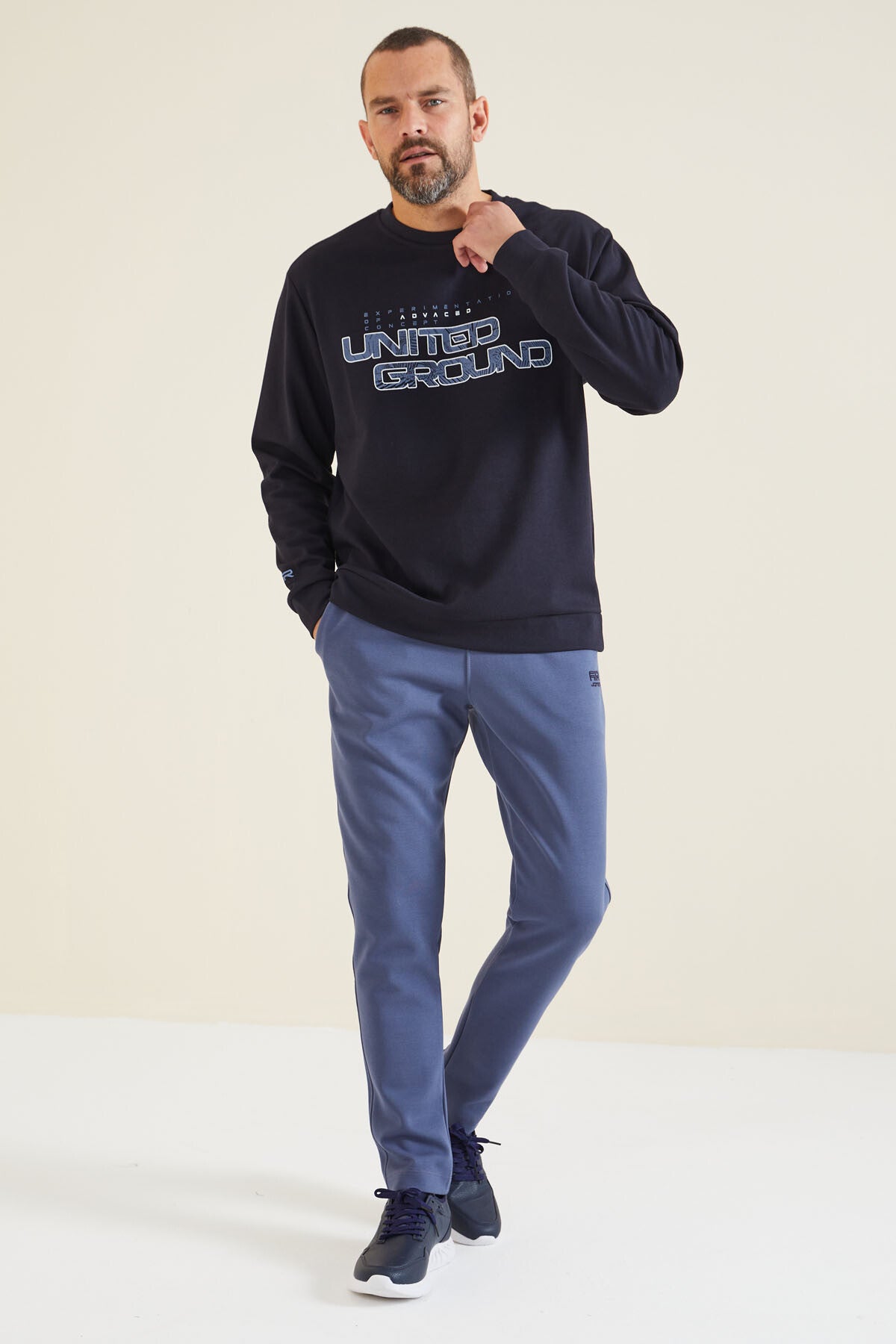 rufuso yaka erkek sweatshirt - 88127