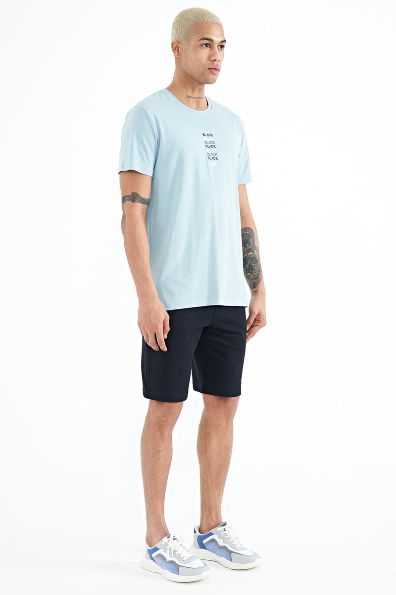 Short homme avec impression sur les côtés et taille élastique
