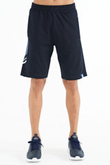 <tc>Short pour homme à coupe standard avec détails de broderie et imprimé de texte - 81251</tc>