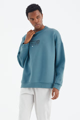 <tc>Sweatshirt homme à col rond avec impression, coupe confortable - 88284</tc>