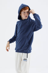 <tc>Sweatshirt basique pour garçon avec capuche - 11181</tc>