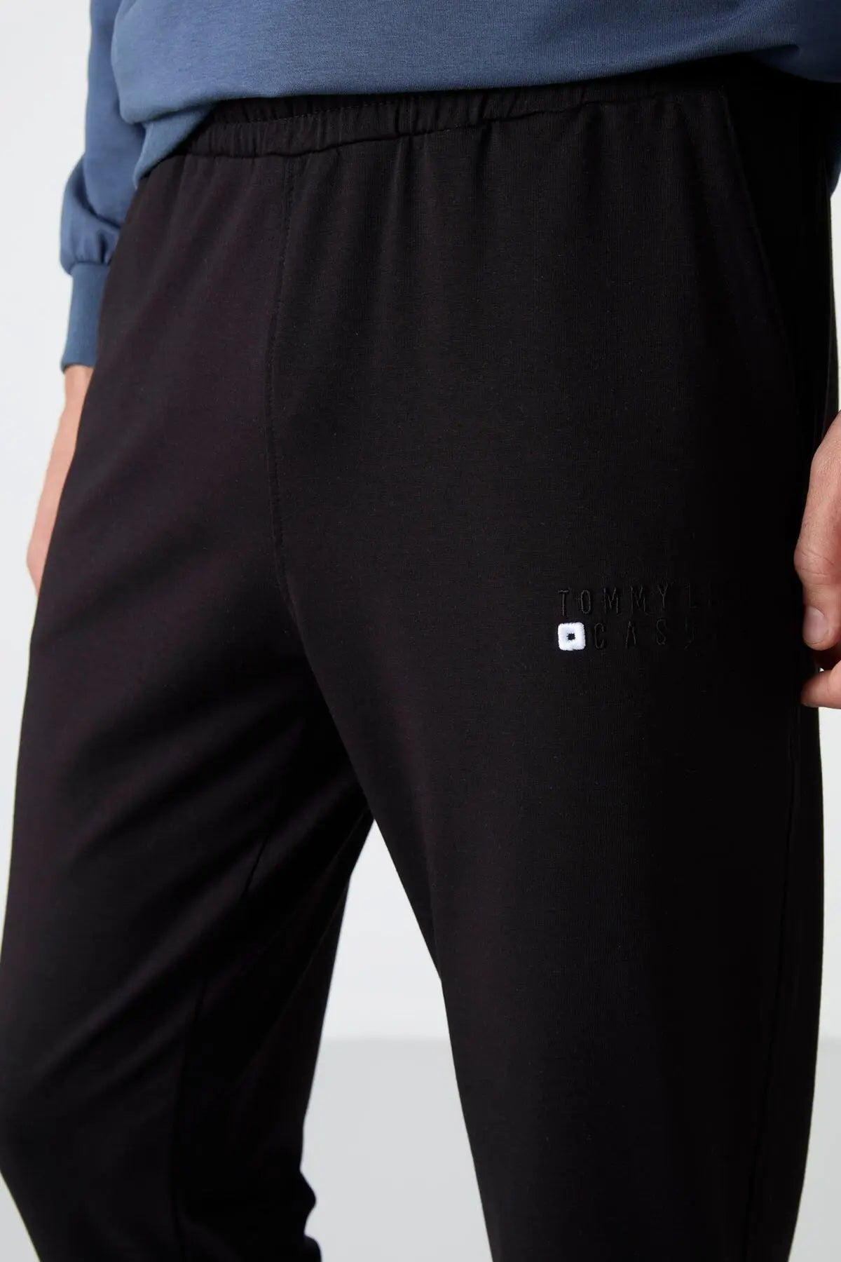 casual o yaka lastik paça erkek oversize eşofman takimi - 85120 - Justyol