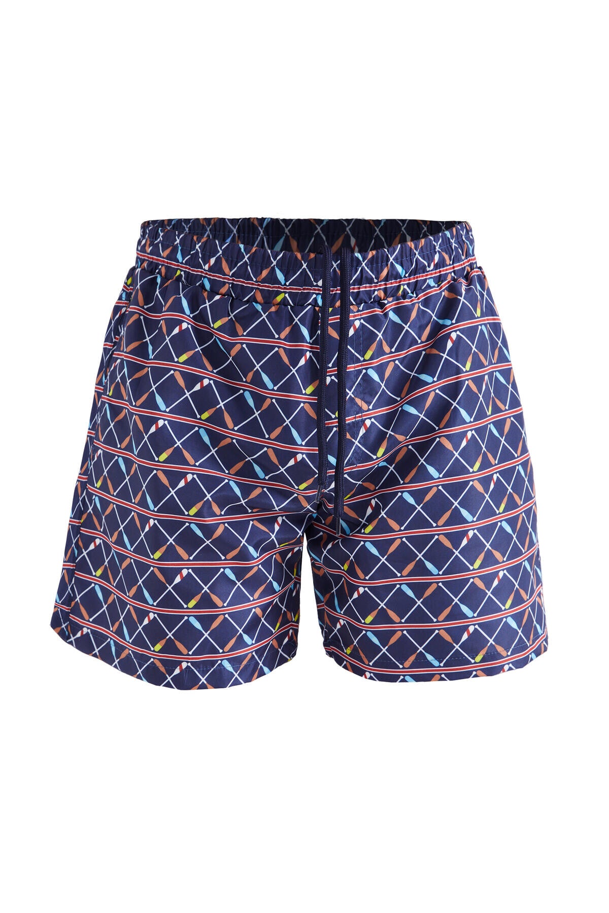 <tc>Short de bain pour homme, à coupe standard, à séchage rapide et motif coloré mélangé - 81237</tc>