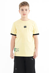 <tc>T-shirt pour garçon à col rond, coupe standard, avec imprimé - 11097</tc>