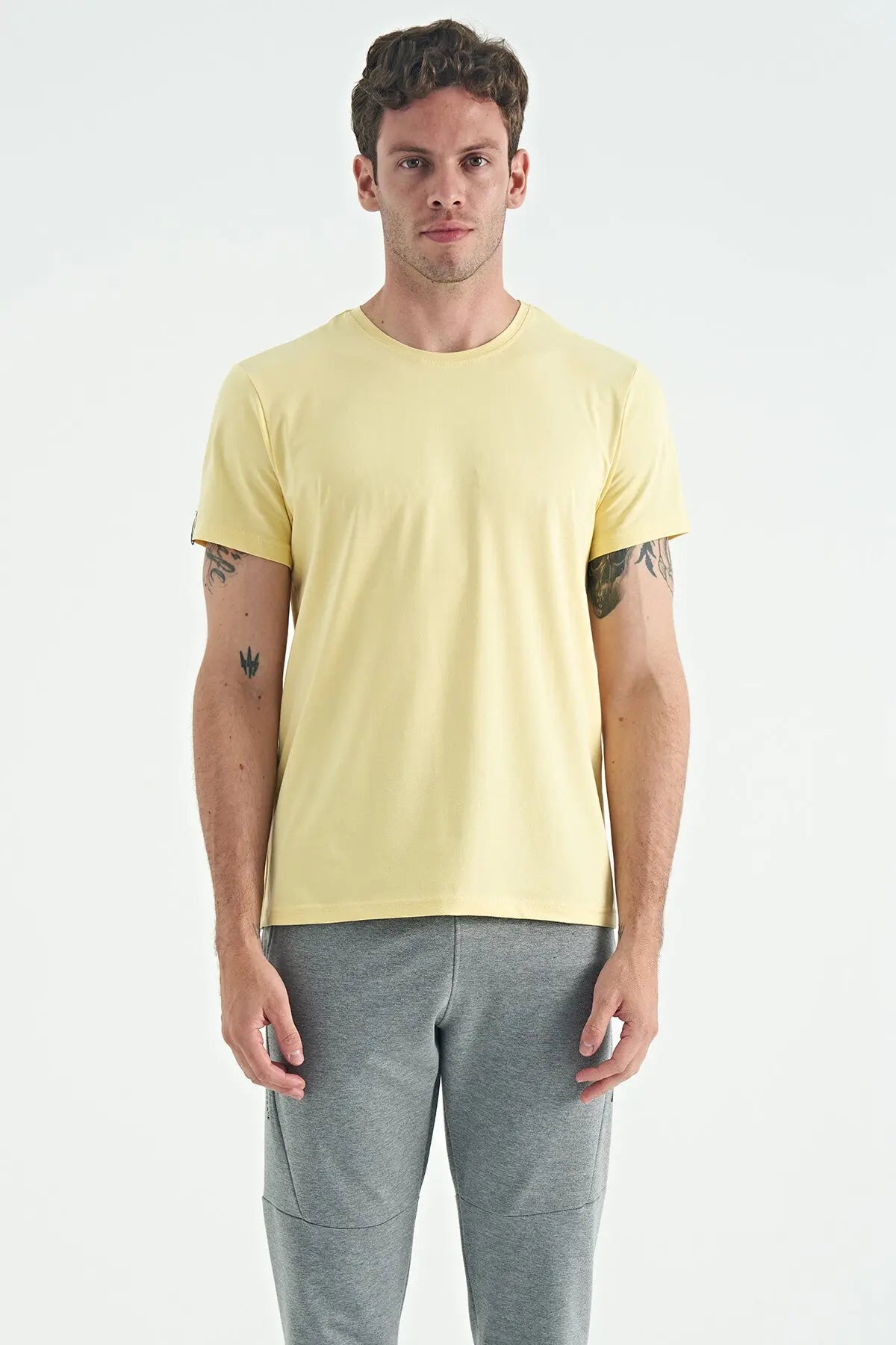 calvinbasic erkek t-shirt - 88245 - Justyol
