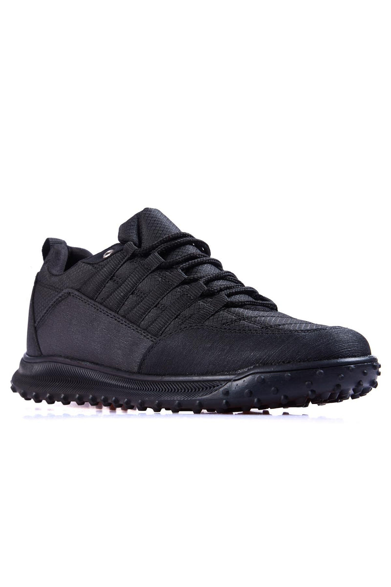 Baskets Sportives à Lacets pour Homme - Détails en Cuir Synthétique et Filet