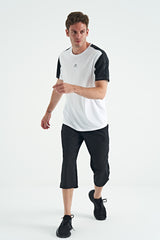 <tc>Short de sport actif pour homme avec poches zippées et taille réglable, coupe standard - 83096</tc>