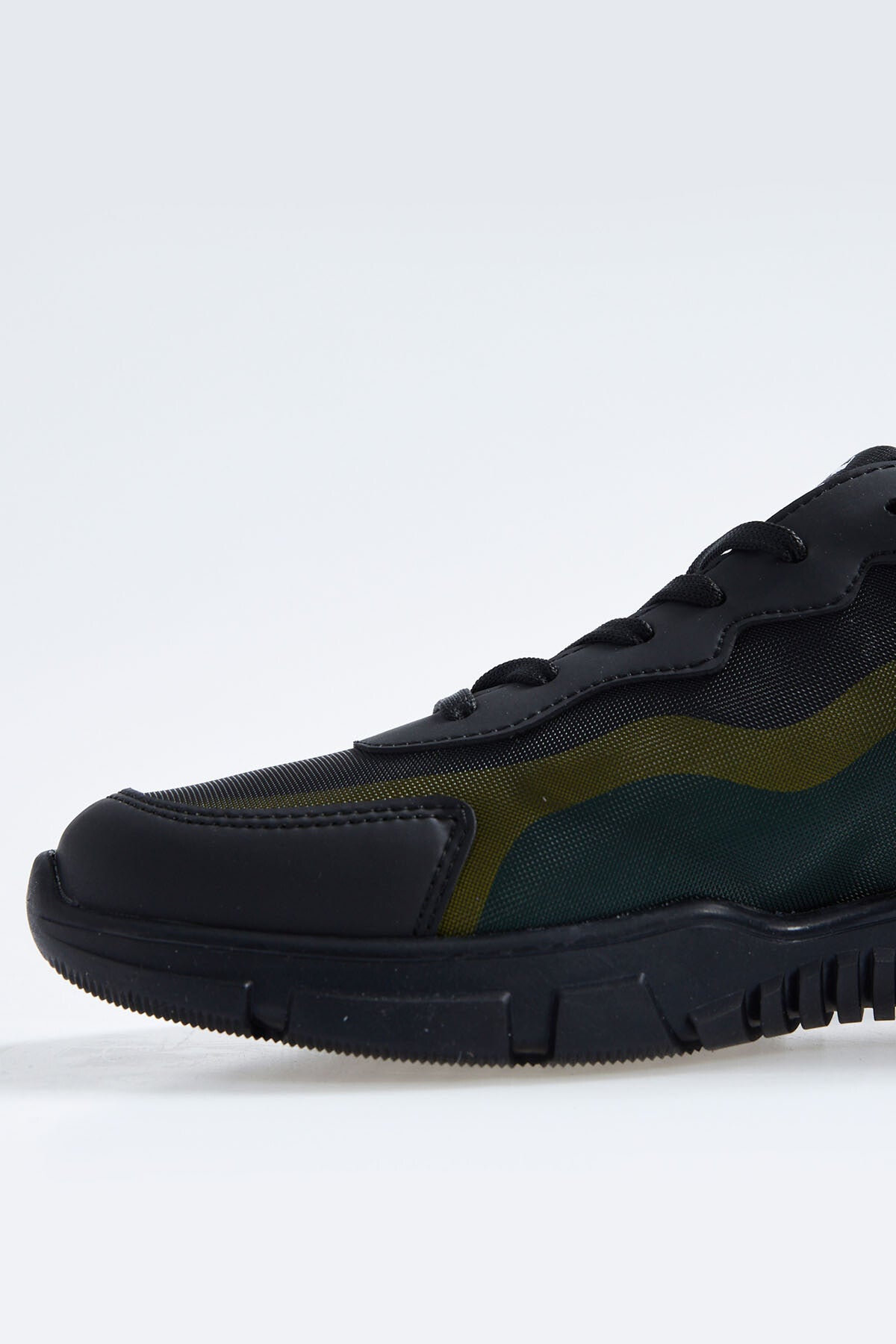 bağcikli yüksek taban suni deri detayli erkek spor ayakkabi - 89117 - Justyol