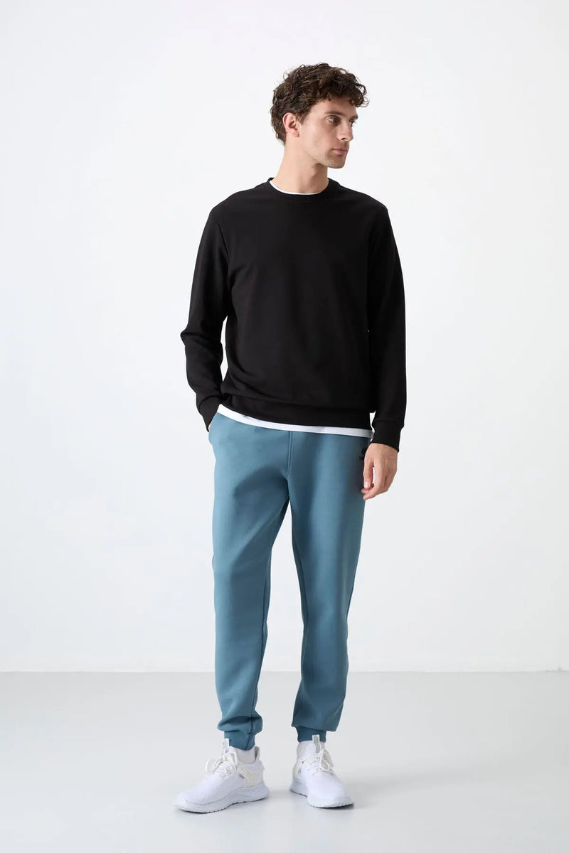Sweatshirt pour homme à col rond, coupe décontractée - 88053
