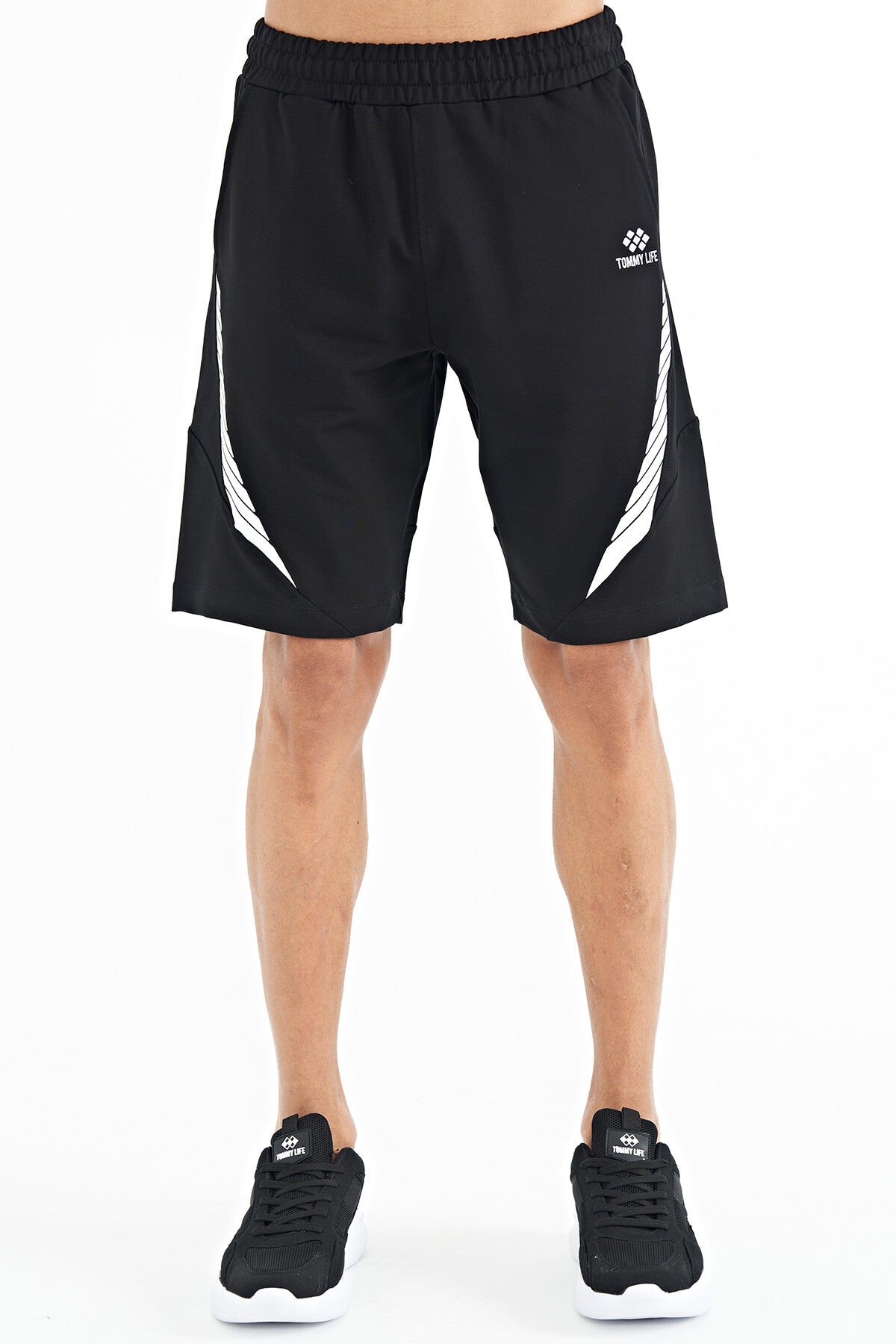 <tc>Short homme avec impression et logo brodé, coupe standard - 81252</tc>