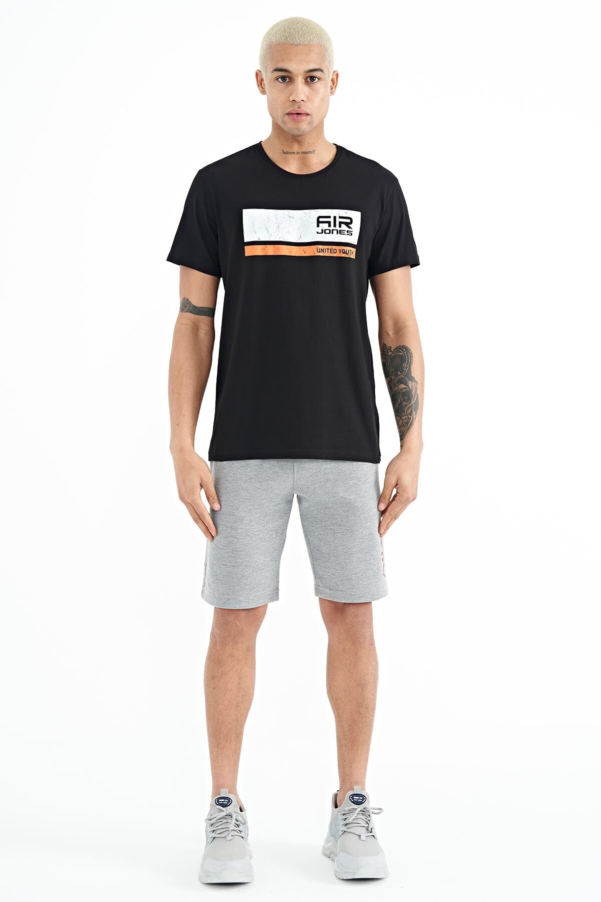 <tc>T-shirt homme à col Luke - 88221</tc>