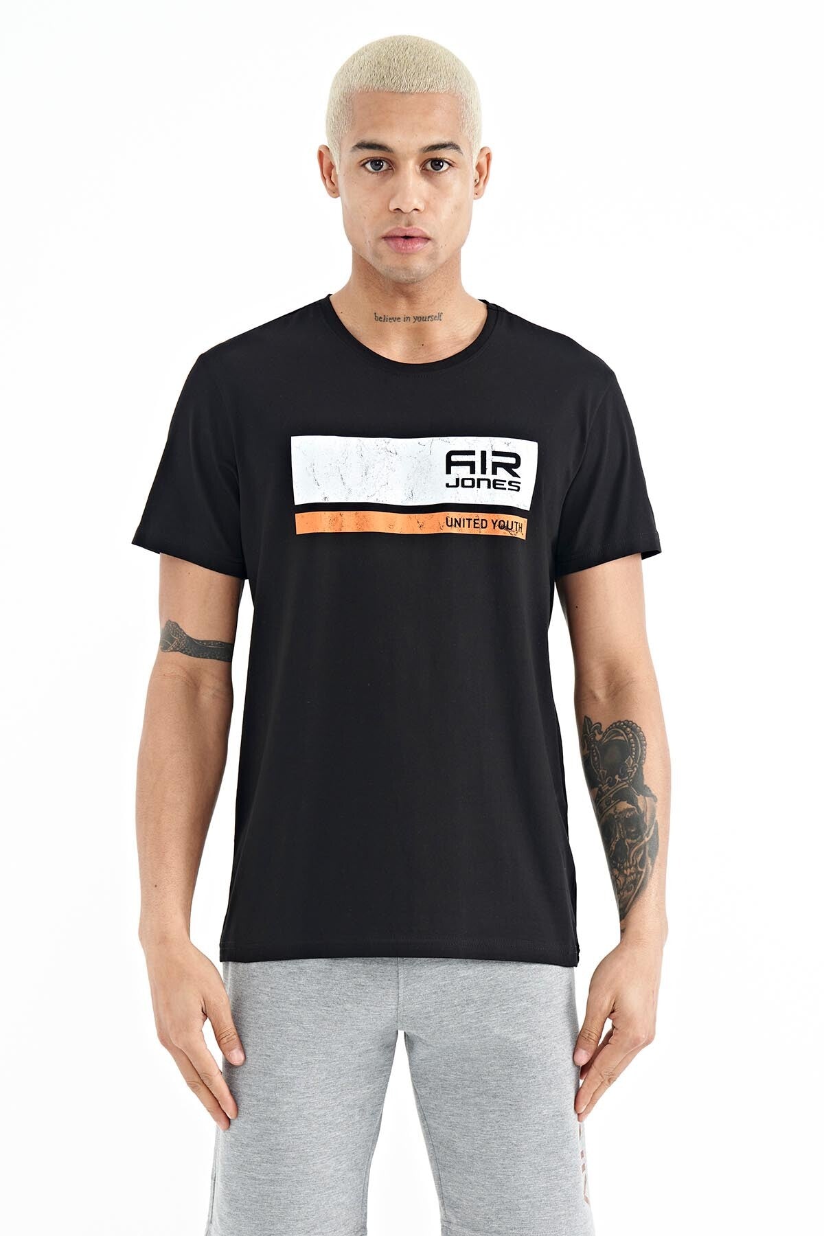 <tc>T-shirt homme à col Luke - 88221</tc>