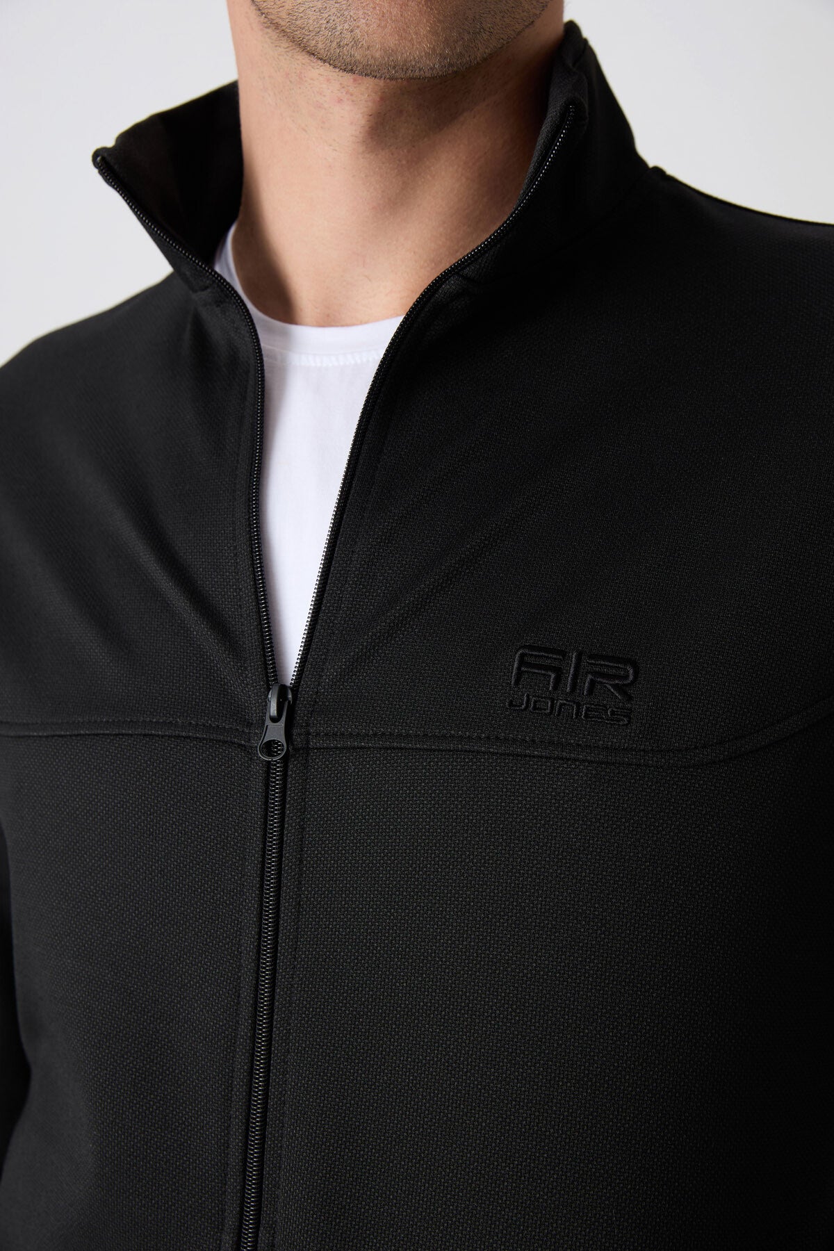 hugo gri melanj - siyah jogger erkek eşofman takim - 85198 - Justyol